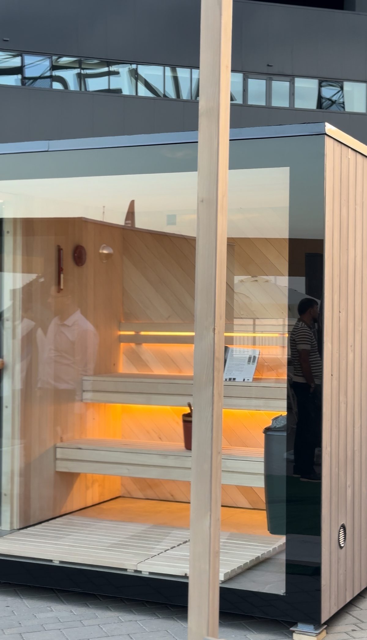 Сауна с LED-подсветкой